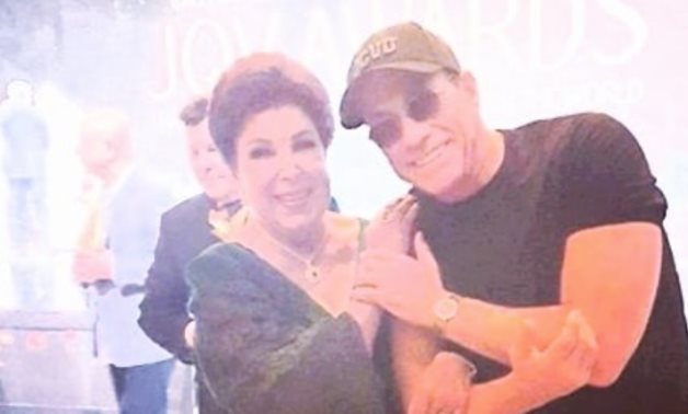 Geddawi, Van Damme together in a photo the latter uploaded on his official Instagram mourning her death - Van Damme's official Instagram