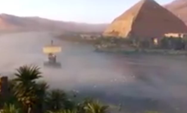 Screenshot from the video brought by the Egyptian Min. of Tourism & Antiquities - Official Facebook