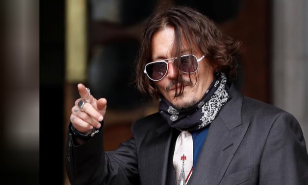 Actor Johnny Depp arrives at the High Court in London, Britain, July 8, 2020. Reuters/Peter Nicholls