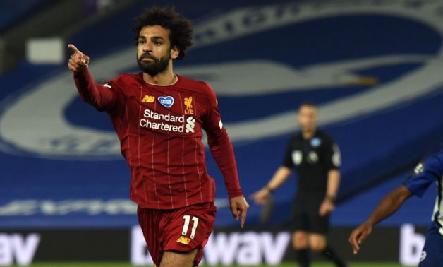Mohamed Salah scored twice as Liverpool picked up another win at Brighton, photo courtesy of ESPN 