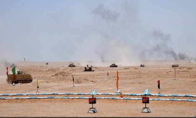 The main branches of the Egyptian Armed Forces on Thursday carried out the “Hasm 2020” maneuver - Egyptian Army