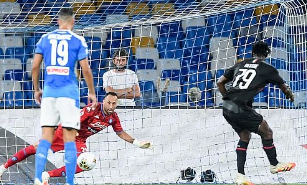 AC Milan vs Napoli in Serie A - FILE PHOTO