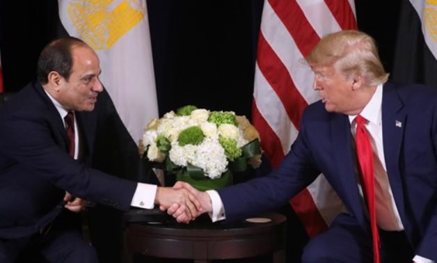 Sisi and Trump - FILE
