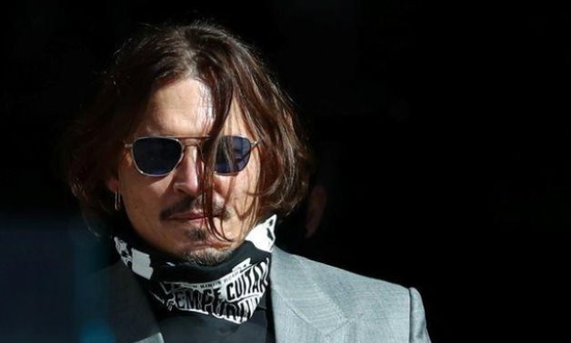 Actor Johnny Depp arrives at the High Court in London, Britain July 28, 2020. REUTERS/Simon Dawson