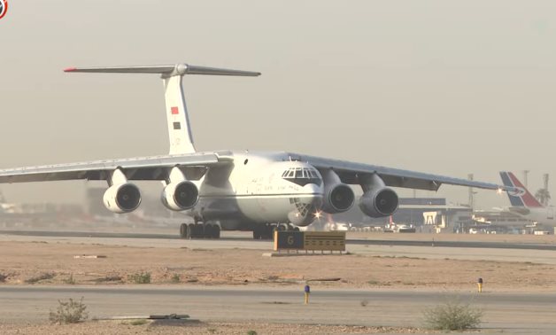 FILE - Egypt sends a second military plane carrying medical aid to South Sudan – Egyptian Ministry of Defense, May, 2020