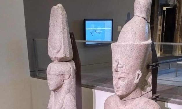 The two dazzling statues returned to Egypt after roaming numerous cities since 2015 – Egyptian Min. of Tourism & Antiquities