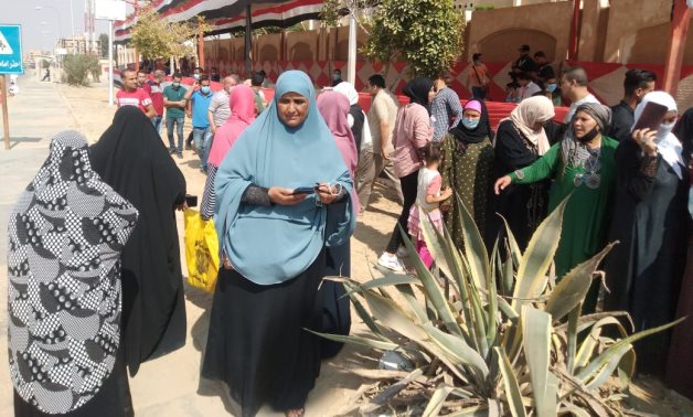 Citizens casting their ballots in the Senate elections - Egypt Today