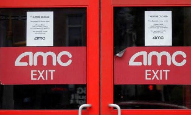   Closed signs are seen on an AMC Theatre during the outbreak of the coronavirus disease (COVID-19), in New York City,REUTERS/Brendan McDermid.