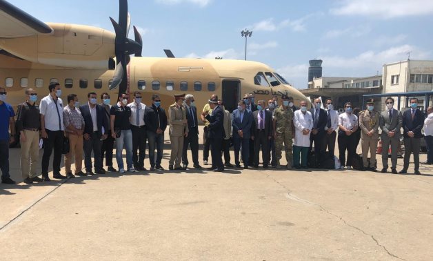 The Egyptian airlift’s fifth and sixth aid-laden planes arrived on Saturday at the Beirut-Rafic Hariri International Airport.