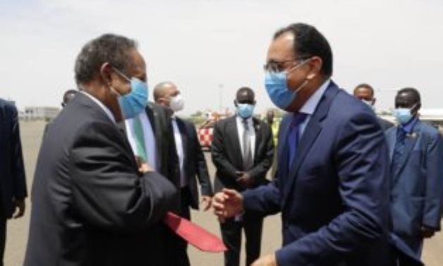 Dr. Mustafa Madbouly, Prime Minister, and Dr. Abdullah Hamdok, Prime Minister of Sudan