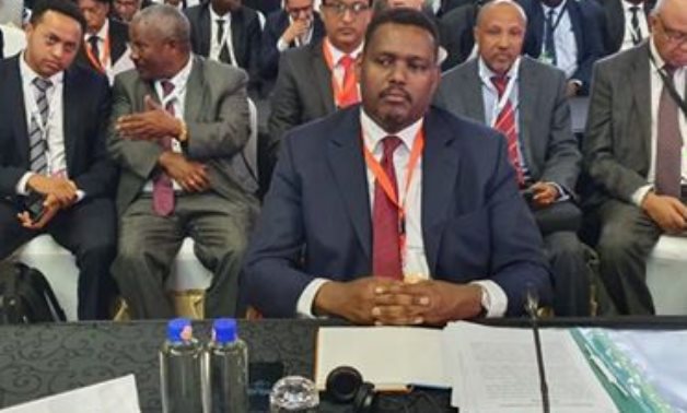 Ambassador Markos Tekle Rik at the 9th Summit of Heads of State and Government of the Africa, Caribbean, and Pacific Group of States in Kenya- photo courtesy of the Ethiopian Foreign Ministry in December 2019.