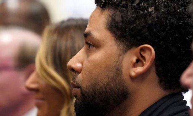FILE PHOTO: Former "Empire" actor Jussie Smollett appears in a courtroom at the Leighton Criminal Court Building for his arraignment, in Chicago, Illinois, U.S. Brian Cassella/Pool via REUTERS/File Photo