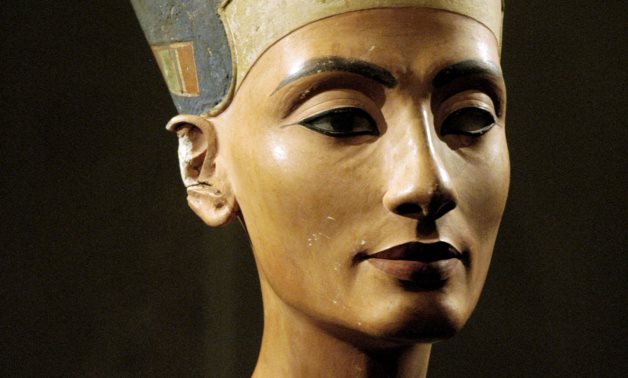 FILE - Nefertiti Head Statue