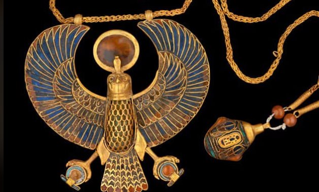 One of Tutankhamun's extraordinary belongings - photo via Egypt's Min. of Tourism & Antiquities 