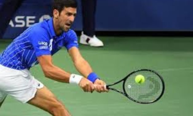 Flushing Meadows, USA; Novak Djokovic of Serbia hits the ball against Jan-Lennard Struff of Germany on day five of the 2020 U.S. Open tennis tournament at USTA Billie Jean King National Tennis Center. Reuters 