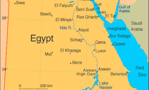 Map of Egypt - Red Sea governorate official website