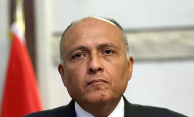 FILE - Egypt’s minister of foreign affairs Sameh Shoukry - Reuters