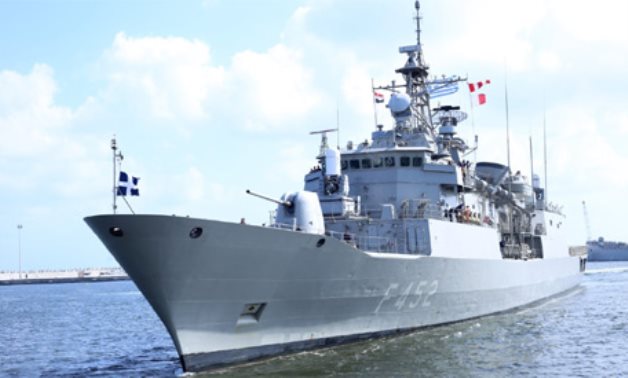 Egypt and Greece navy forces conduct joint exercises in the Mediterranean