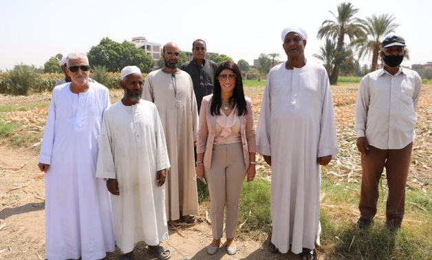 Minister of International Cooperation, Dr. Rania Al Mashat, visited a Sun Drying Tomato Unit project in Baghdadi village in Luxor