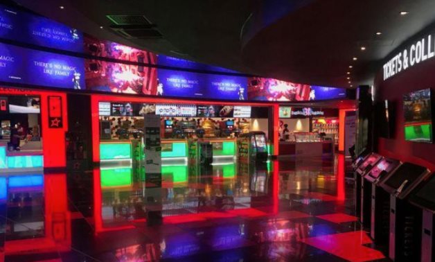 FILE PHOTO: General view of an empty cinema foyer at Cineworld in Hemel Hempstead as the number of coronavirus cases grow around the world, in Hemel Hempstead, Britain. REUTERS/Matthew Childs/File Photo