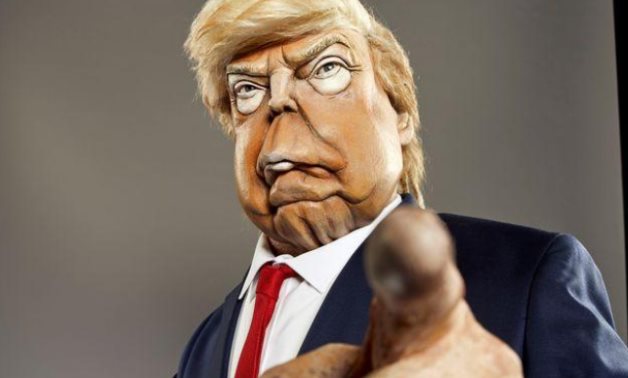 FILE PHOTO: An undated picture shows a puppet of U.S. President Donald Trump as part of the British satirical puppet show called "Spitting Image" in an unknown location. Mark Harrison/ITV/Handout via REUTERS