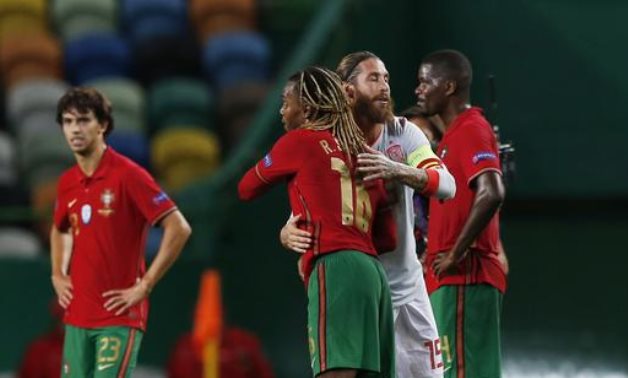 Wednesday's friendly match between Spain and Portugal ended with a draw, Reuters 