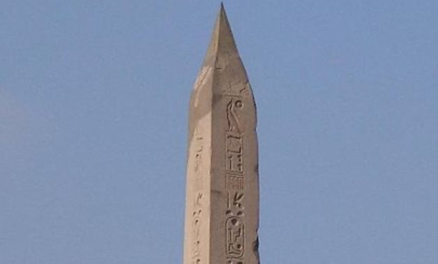 Top part of King Ramses II obelisk - Press photo