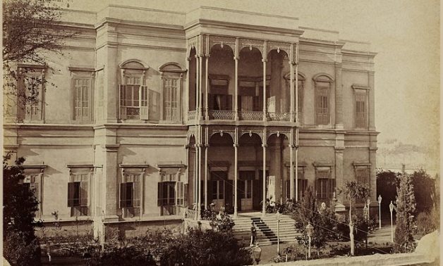 FILE - El-Mounira Palace during the 1870s 