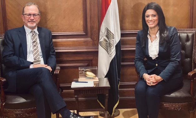 Minister of International Cooperation, Dr. Rania Al-Mashat, met with Ted Chaiban, UNICEF Regional Director for the Middle East and North Africa.