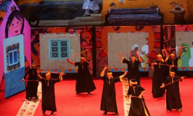 Part of the shows of the opening ceremony of the 4th "Awladna" Forum - photo via Egypt's Min. of Culture
