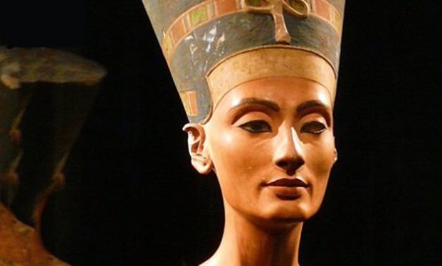 FILE - Nefertiti's Head Statue