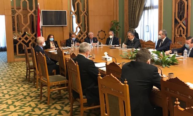 Assistant foreign minister for European affairs Badr Abdel Aaty holds a meeting with European ambassadors – Egyptian Foreign Ministry