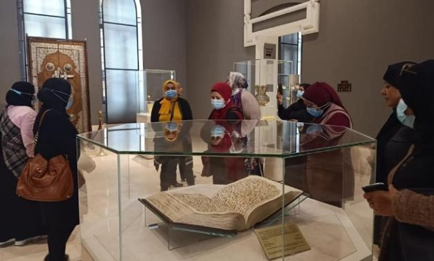 During a tour in the Egyptian Museum of Islamic Art