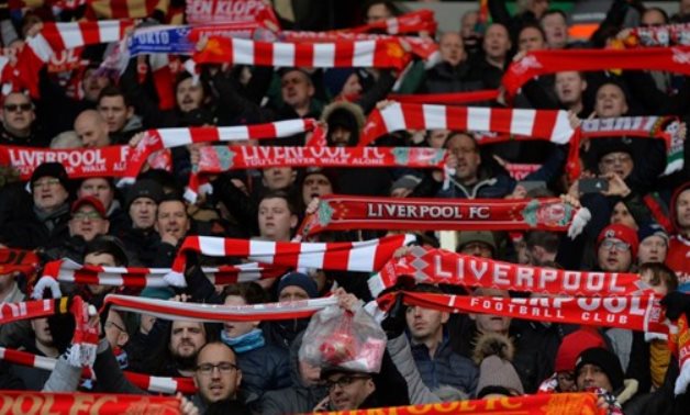 Liverpool fans at Anfield, Reuters 