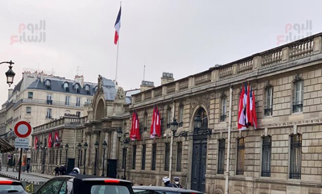 Egyptian flags decorating Paris streets ahead of Sisi-Macron summit 