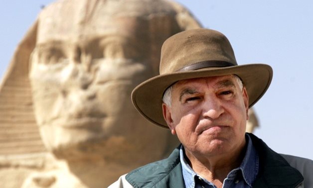 FILE - Renowned Egyptian archaeologist Zahi Hawass
