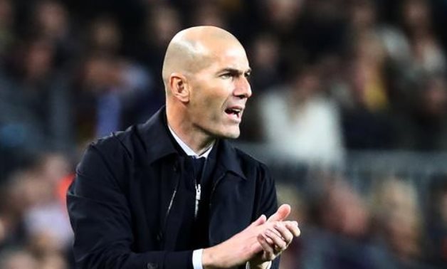 Real Madrid coach Zinedine Zidane, Reuters 