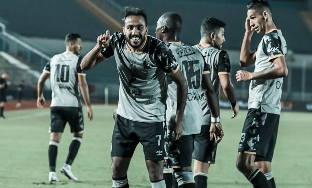 Kahraba celebrates his goal, courtesy of Al Ahly Twitter Account 