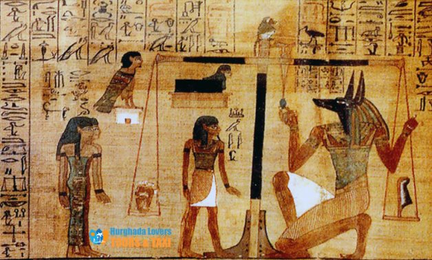 Egyptian deities Maat & Thoth - Hurghada Lovers