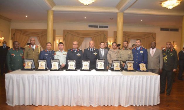Ceremony held on January 13, 2021 to celebrate the ISO certifications of the Egyptian Air Academy by the IAS-Aviation Academy. Press Photo   