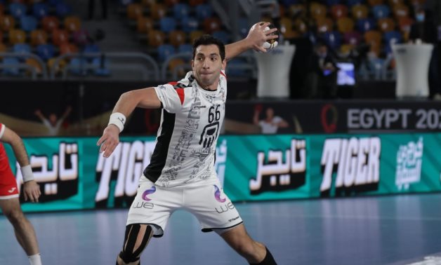 File- Egypt handball national team captain Ahmed El Ahmar