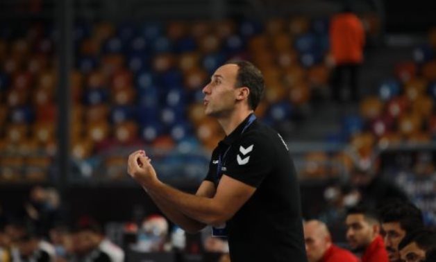 File- Egypt handball national team coach Roberto Parrondo