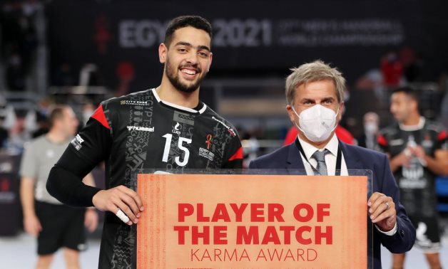 File- Ahmed Hesham claimed the Man of the Match award