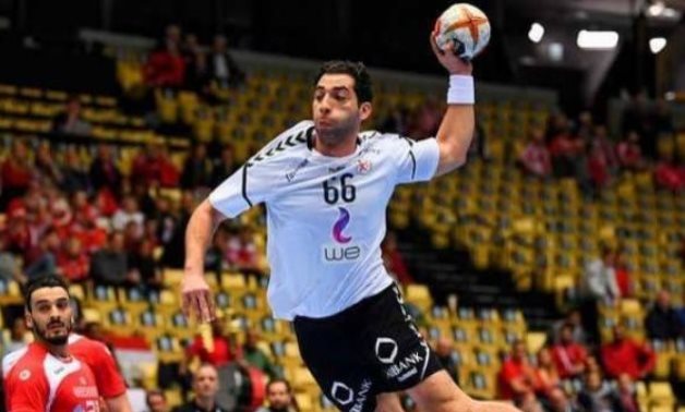 File- Egypt handball national team captain Ahmed El Ahmar
