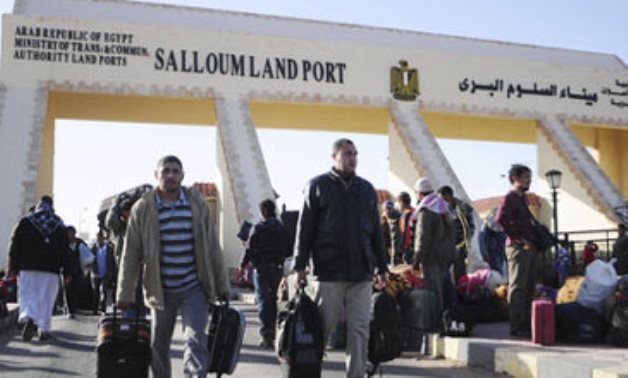 Salloum land port is the Egyptian side of the Libyan Musaid border cross (Photo: AP)