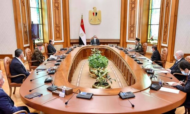Egyptian President Abdel Fattah El Sisi meets with officials to discuss the construction of a wastewater treatment plant in the North Coast – Presidency 