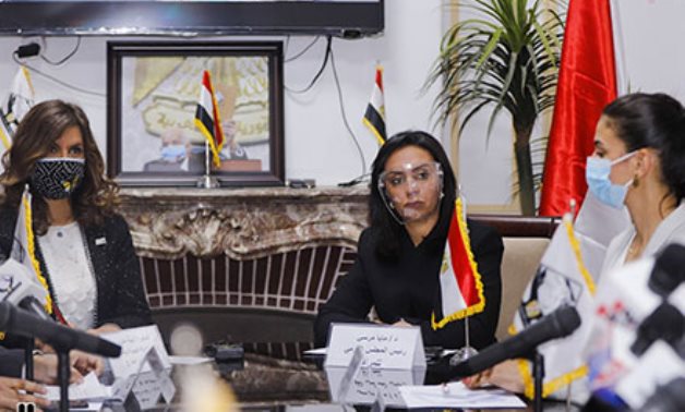Egypt’s Minister of Immigration Nabila Makram launched on Monday an initiative to support humanitarian work in Africa - Egypt Today