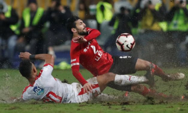 File- Cairo Derby between Al Ahly and Zamalek 