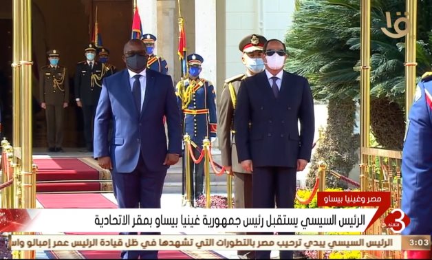 Egypt’s President Abdel Fattah El Sisi will receive on Thursday President of Guinea-Bissau Umaro Sissoco Embaló