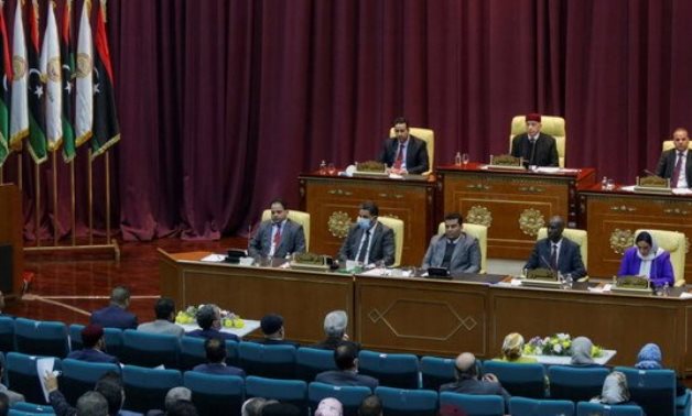 Libyan Parliament meet to discuss approving new government. 
